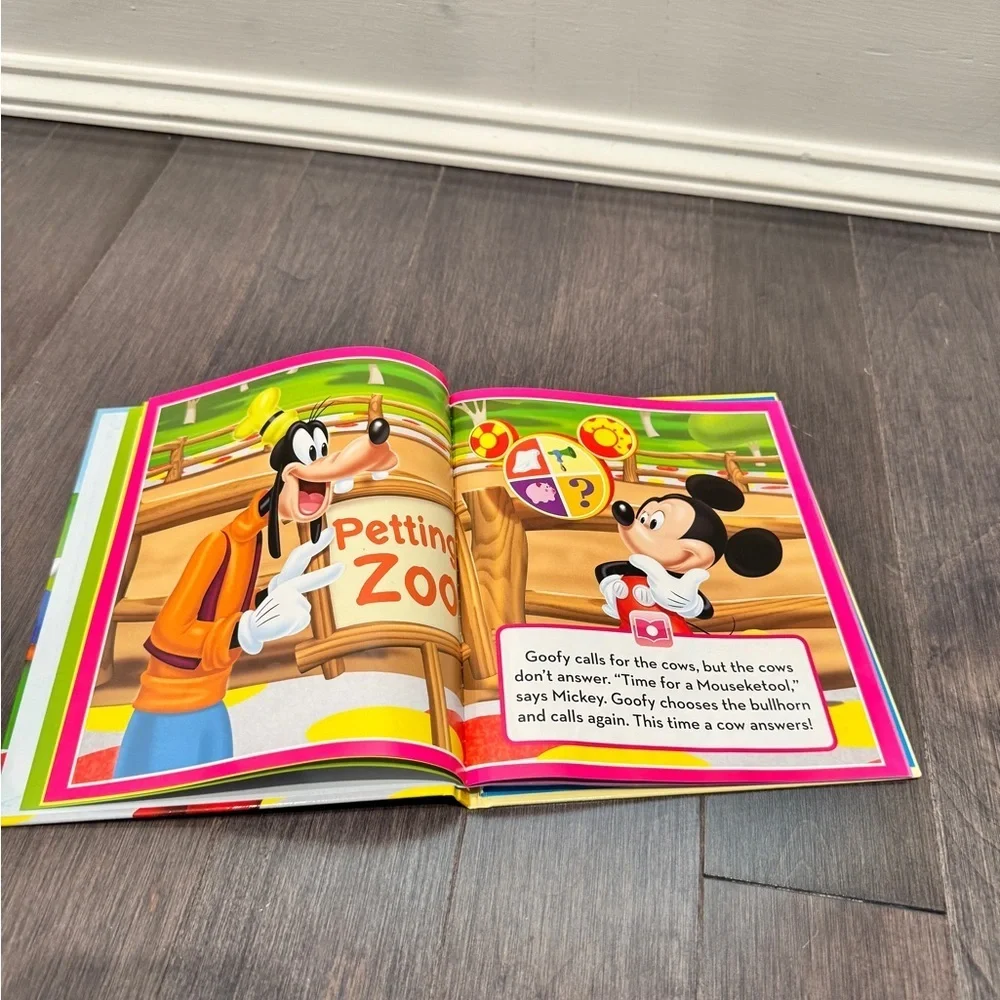Disney Mickey Zookeeper Goofy Hardcover Me Reader Book Toddler Kids